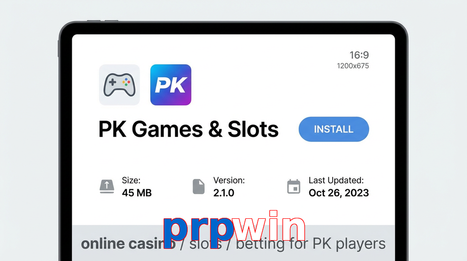 Game list for Prpwin gameapk section
