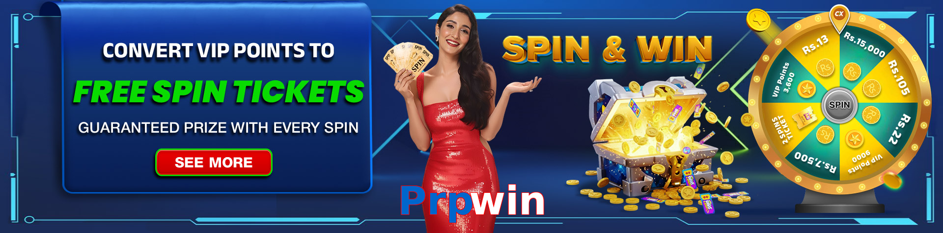 Main screen of Prpwin pk page for PK players